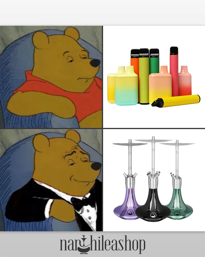Mém stílusú hirdetés kreatív vízipipa webshopnak