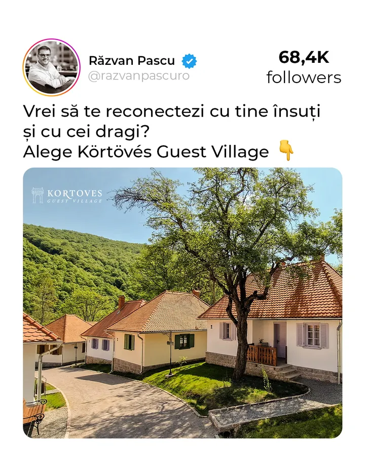 Instagram poszt hatású hirdetés kreatív, véleményvezér ajánlásával
