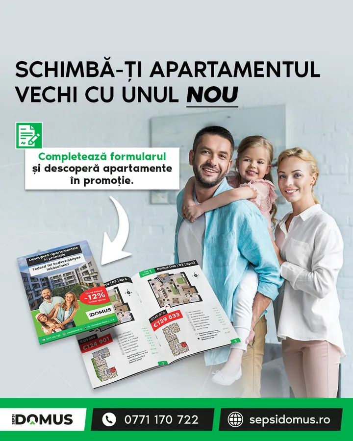 Ingatlan hirdetés kreatív letölthető lakáskatalógussal és űrlappal