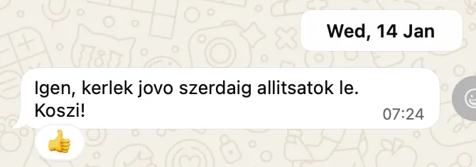 Meta Ads eredmény egy webshop ügyfelem Ads Manager fiókjában